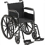 18" Silver Sport Single Axle Wheelchair