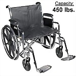 Bariatric Sentra EC Heavy Duty Wheelchair, 450 lbs