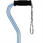 Adjustable Offset Cane, Light Blue