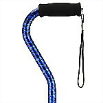 Adjustable Offset Cane, Blue Wave