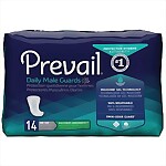 Prevail® Male Guards, Maximum Absorbency, 12.5" Length
