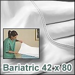 Bariatric Jersey Knit Fitted Hospital Sheet, 42 x 80