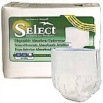 Select® Disposable Pull On Underwear, Moderate Absorbency