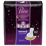 Poise® Overnight Pads, 15.9 Inch, 48/Case 