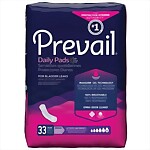 Prevail® Bladder Control Pads, Ultimate Absorbency, 16" Length
