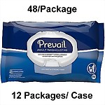 Prevail® Adult Washcloths, Soft Pack, (48/PK 12PK/CS)