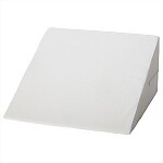 Orthopedic Foam Bed Wedge Pillow, White Cover