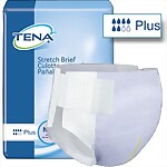 TENA® Stretch Plus Briefs, Moderate Absorbency