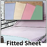 Pastel Percale Fitted Hospital Sheet, 36 x 84