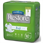 FitRight® Restore Ultra Incontinence Briefs with Remedy Phytoplex (20/BG 80/CS)