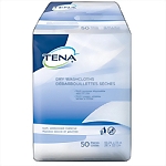 TENA® Disposable 10 X 13 Dry Washcloths/ Wipes, 50/Package