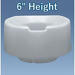 6" Contoured Tall-Ette® Elevated Toilet Seat (Standard)