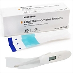 Disposable Oral Thermometer Probe Cover Sheaths, 50/Box