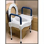 4" Extra Wide Toilet Seat w/ Arms & Legs