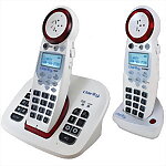 Clarity XLC8 X-Loud 50dB Amplified Cordless Speakerphone with Answering Machine & Extra Handset