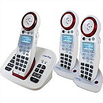 Clarity XLC8 X-Loud 50dB Amplified Cordless Speakerphone with Answering Machine & 2 Extra Handsets