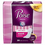 Poise® Pads, Maximum Absorbency, 14.6 Inch Long Length