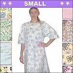 Ladies Flannel Patient Gown, SMALL