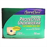 SureCare® X-Abs. Protective Underwear - Large - 18/bag